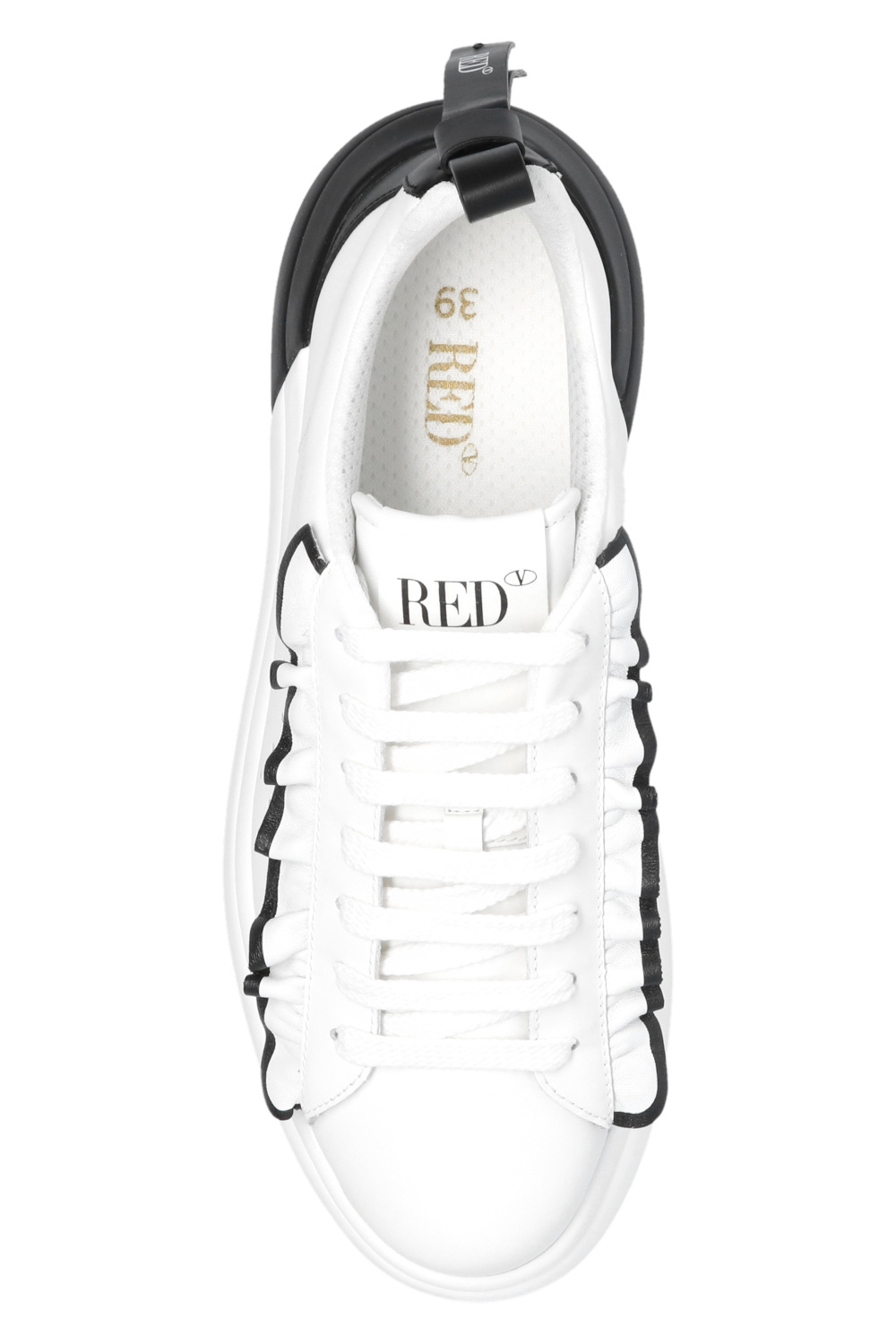 Valentino high-waisted pleated skirt - White Sneakers with